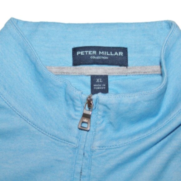 Beautiful Peter Millar Crown Collection Luxury Cotton Blend 1/4 Zip Pullover, XL - Picture 6 of 10